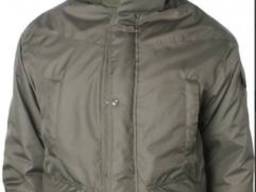 Куртка зимняя удлиненная ткань оксфорт рип-стоп цвет олива
