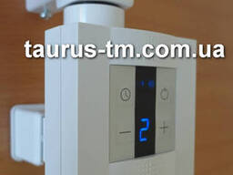 Квадратний білий ТЕН KTX4 MS c маскуванням кабелю: екран +регулятор 30-60С +таймер...