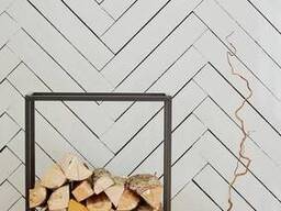 Квадратний стелаж дровниця в стилі LOFT