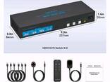 Vpfct KVM-переключатель на 2 мониторы с 3 ПК USB 3.0 HDMI-совместимый  , EDID VP-WS330 - фото 8