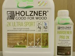 Лак для деревяних підлог Holzner Ultra Sport 2K Напівматовий 5,5л