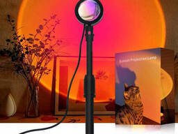 Лампа Атмосферная Проекционный Светильник Закат Atmosphere Sunset Lamp Q07