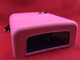 Лампа для маникюра с таймером ZH-818. Цвет: розовый