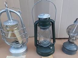 Лампа керосиновая СССР Летучая мышь 3 вида