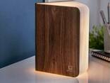 Лампа книга Gingko Smart Book Светильник блокнот 400 лм (дерево Орех) - фото 2