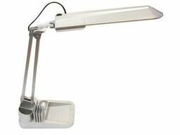 Лампа настольная NL011, G23 11Вт серебренная с подставкой. ..