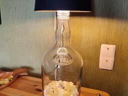 Лампа ночник лофт стекло