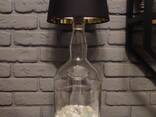 Лампа ночник лофт стекло - фото 2