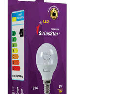 Лампа Siriusstar LED Т11-G45 crystal-3304 6W-4000K-E14