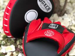 Лапи боксерські гнуті Boxer (шкірвініл)