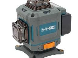 Лазерний нівелір Profi-TEC PGL 4D 1640 (40 м, 16 ліній, зелений промінь)