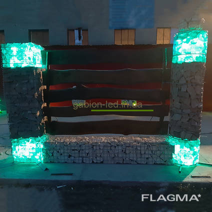 Led габіон з оцинкованої сітки, безкоштовні заміри до 31,07