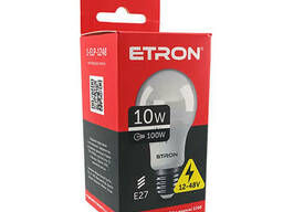 LED лампа AC/DC 12-48V Etron 1-ELP-1248 10W 4200K E27 (НЕ Подключать В 220V)