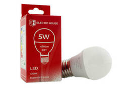 LED лампа шар G45 E27 5 Вт 4100К