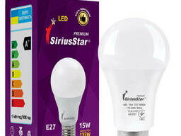 LED лампа Sirius 1-LS-3107 А65 15W-3000K-E27