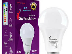 LED лампа Sirius 1-LS-3110 А80 20W-4000K-E27