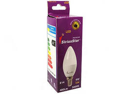 LED лампа Sirius 1-LS-3201 С37 6W-3000K-E14