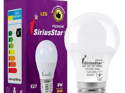 LED лампа Sirius 1-LS-3409 G45 8W-4000K-E27