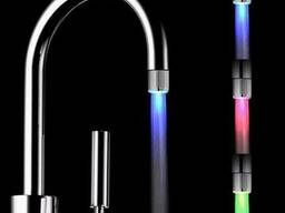 LED насадка на кран подсветка на кран 3 цвета