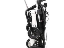 Легкая складная электрическая коляска для инвалидов Mirid D6033. Сверхпрочный алюминий.