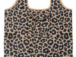 Легкая складная сумка шоппер для покупок Riciclo 44х38 см леопардовая