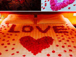 Лепестки роз для свадьбы, фотосессий . Свадебные искусственные