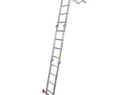 Лестница шарнирная алюминиевая Laddermaster Bellatrix A4A4. 4x4 ступеньки
