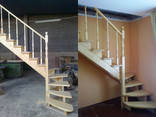 Лестницы готовые из дерева и на металлокаркасе для дома и дачи. - фото 2