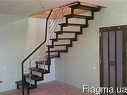 Лестницы металлические поворотные и другие изготовление