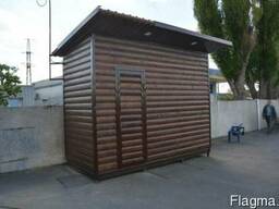 Летний туалет для дачи. Броневик Днепр.