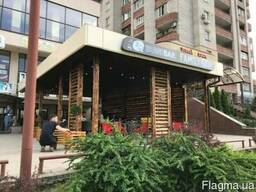 Летняя площадка, навес из поликарбоната