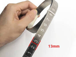 Линейка с метрической шкалой самоклеящаяся 3 метра, нержавейка