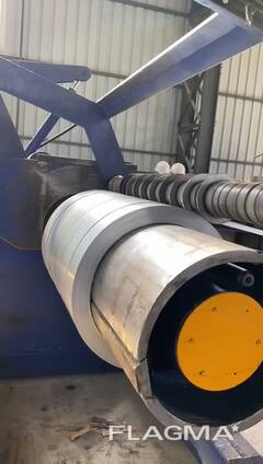 Линия продольной резки (slitting line): 180 × 3 мм Разматыватель: 15 тонн Сматыватель: 1