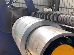 Линия продольной резки (slitting line): 180 × 3 мм Разматыватель: 15 тонн Сматыватель: 1