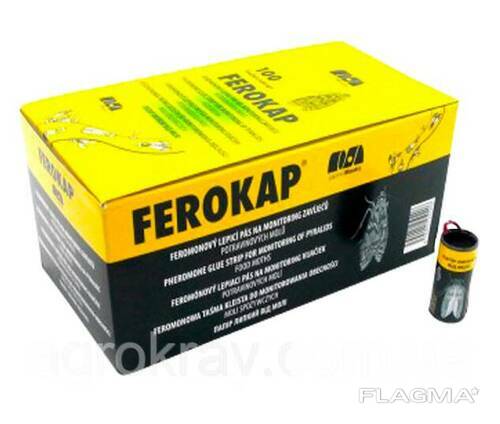 Липкая лента от мух та моли Ферокап (Ferokap) средство от мух, липкая лента, средство. ..