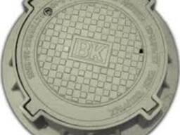 Люк каналізаційний важкий газовий Ду 500, h-120, d-870