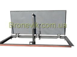 Люк невидимка на актуаторе. "Броневик" Днепр.