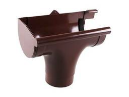 Ливнеприемник левый водосточной системы Profil 90/75