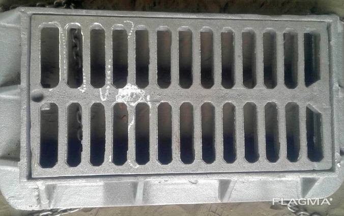 Зливоприймальник ливнеприёмник чугунный тип ДМ1 С250 (ПР) решётка 805х405