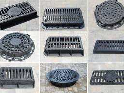 Ливнеприёмник круглый «ДКC» (В125) с з/у