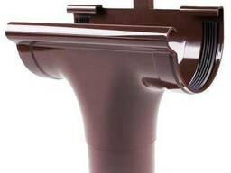 Ливнеприёмник проходной коричневый 90 мм, Profil 107 K