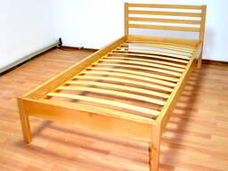 Ліжко односпальне з масиву вільхи ЯВІР-О2. Оптом та в роздріб!