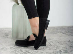 Лоферы женские Fashion Babsy 2588 39 размер 25 см Черный