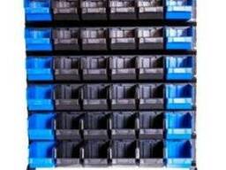 Напольный стеллаж с пластмассовыми коробами в Херсоне