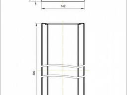 Водоотводный лоток DN100 H60