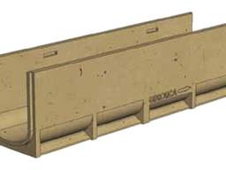 Лоток водоотводный ЛВ-20.24,6.33 полимербетонный DN200