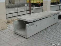 Лоток железобетонный Л11-8-1 (2970х1480х700)