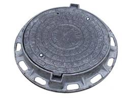 Люк чугун магистральный «ВМ» с з/у болт кр.630 осн.870, h120