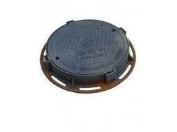 Люк чугунный тяжелый В-Б С250 (КВ) с замком