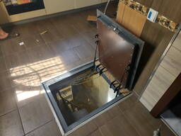 Люк и лестница в погреб, под кафель. "Броневик" Днепр.